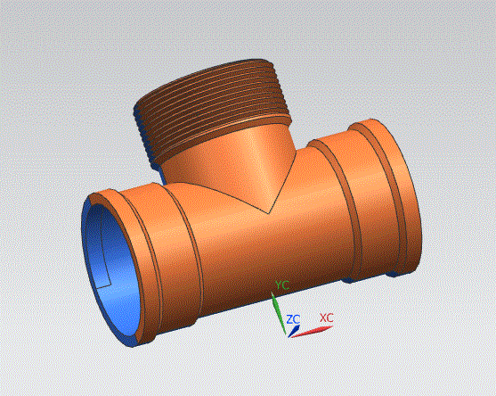 JJ6837-外螺纹水管接头注塑模具设计【含UG三维图】