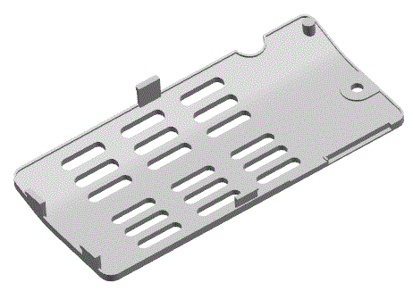 JJ6852-宏基笔记本内存条后盖注塑模具设计【含UG三维图】