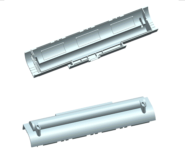 JJ6856-三星N10笔记本电池下壳注射模设计【含UG三维图】