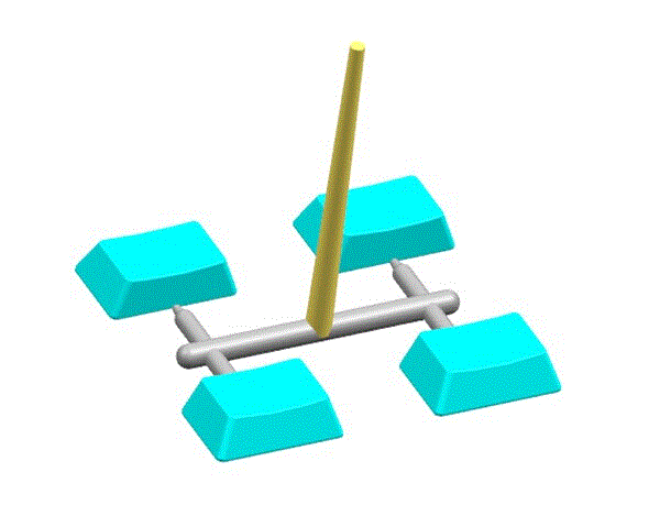 JJ6862-ctrl键盘按钮按键注塑模具设计【含UG三维图】