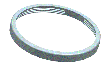 JJ6871-花洒配件注塑模具设计【含UG三维图】