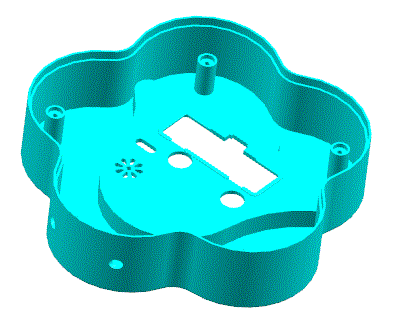 JJ6890-AS-831休闲闹钟后盖注塑模设计【含UG三维图】