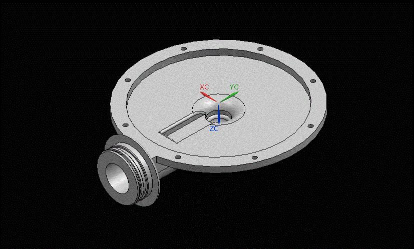 JJ5525-带控制口端盖压铸模具设计及运动仿真【含UG三维图】