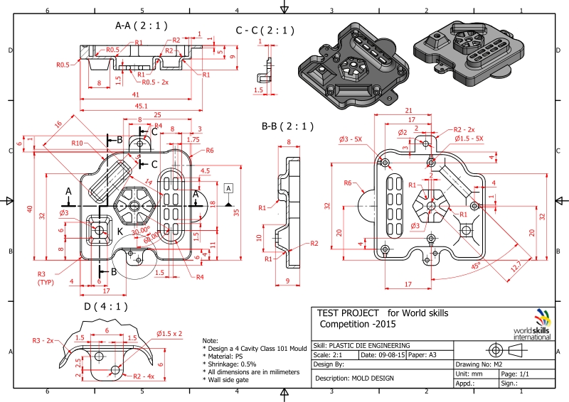 ZS240-端盖零件注塑模具设计【含UG三维图】