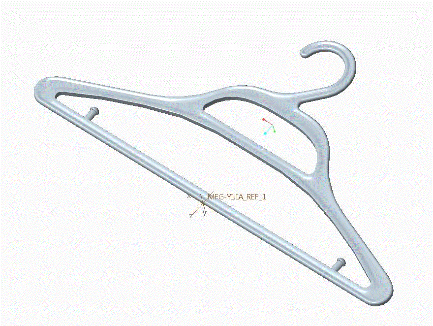 JJ7658-塑料衣架注塑模具设计【含Proe三维图】