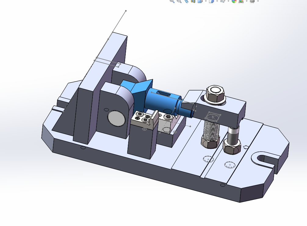 E278B-插入耳环加工工艺及铣键槽夹具设计【含SW三维图】