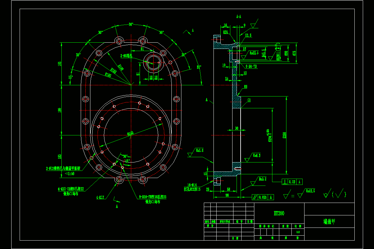 JJ7768-泵端盖加工工艺及钻孔夹具设计[含SW三维图]