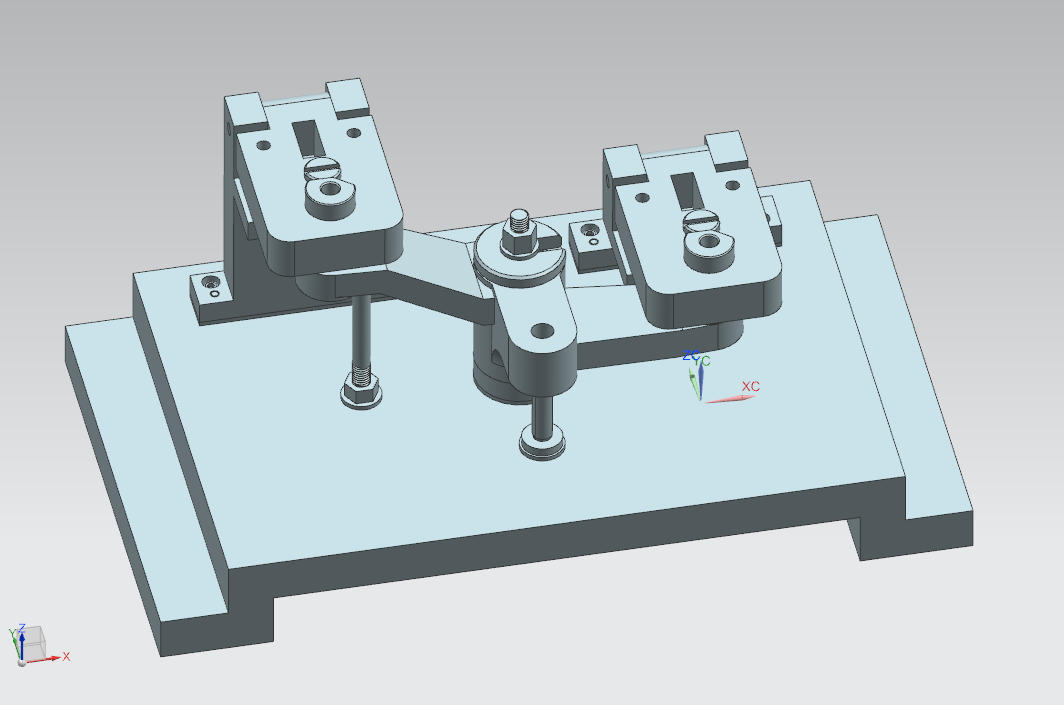 K1221-等臂杠杆加工工艺及钻铰2-φ8H7孔夹具设计[含UG三维图]