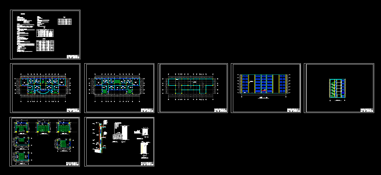 P494-郑州某大学六层综合行政办公楼设计4465平米