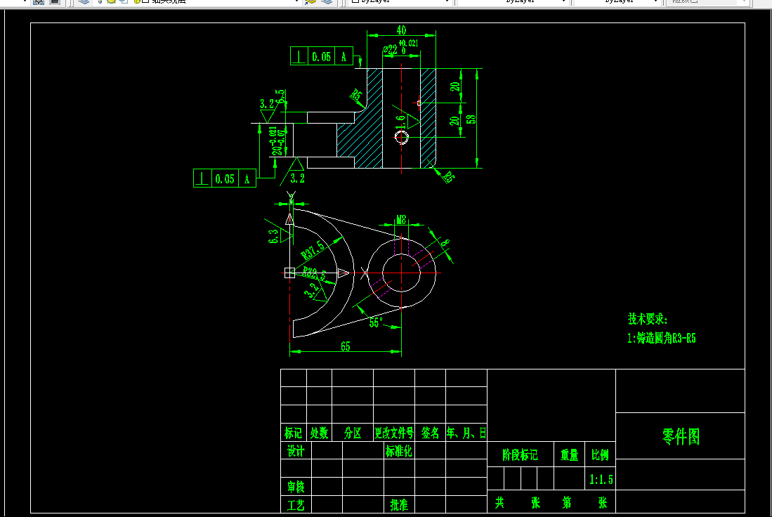 K1274-CA6140车床拨叉[831007]工艺及车叉口夹具设计