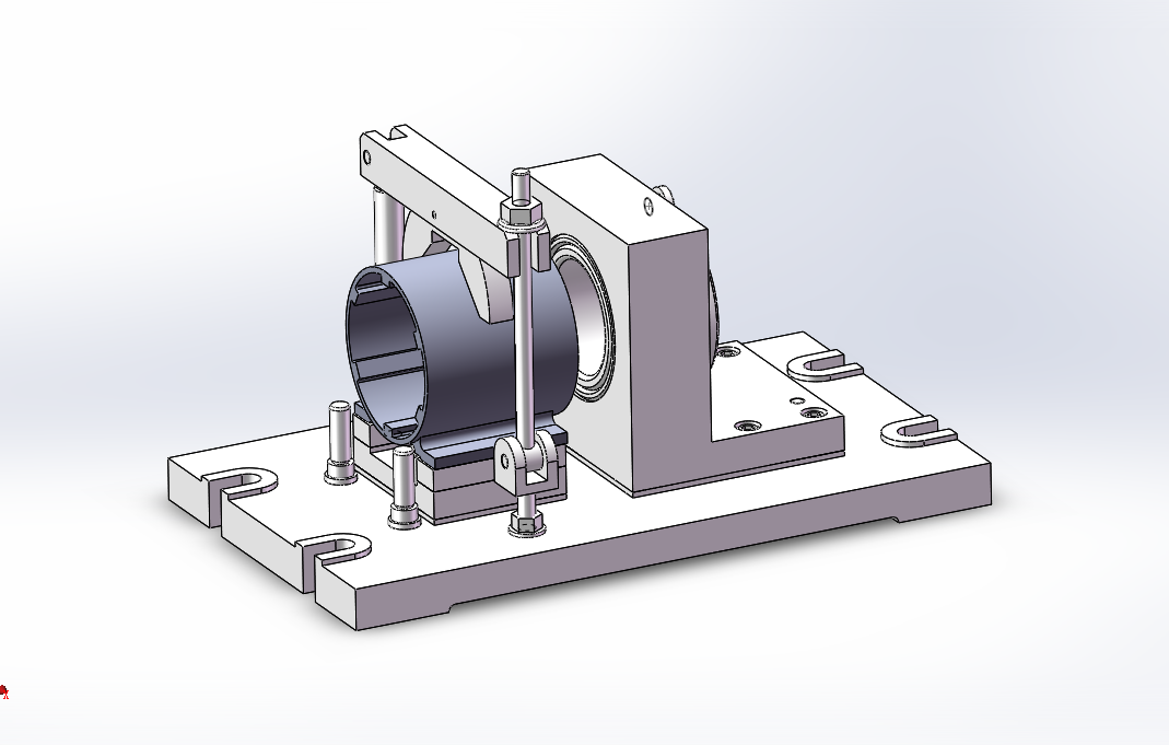 K1219-微电机壳加工工艺及镗φ102孔夹具设计[含SW三维图]