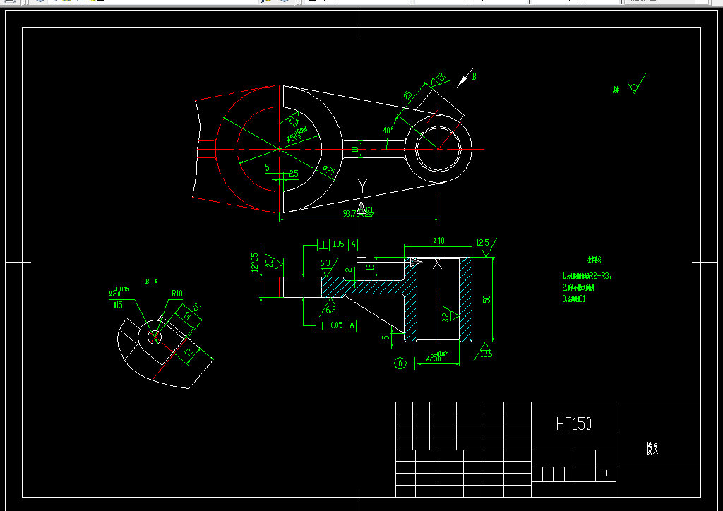 M7363-拨叉加工工艺规程及铣断夹具设计