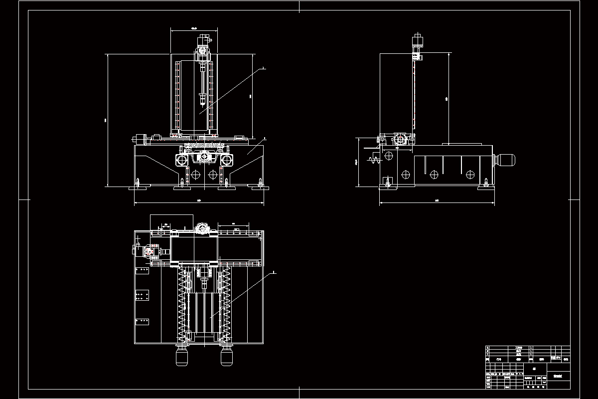 JJ8046-卧式加工中心机械结构部分的设计