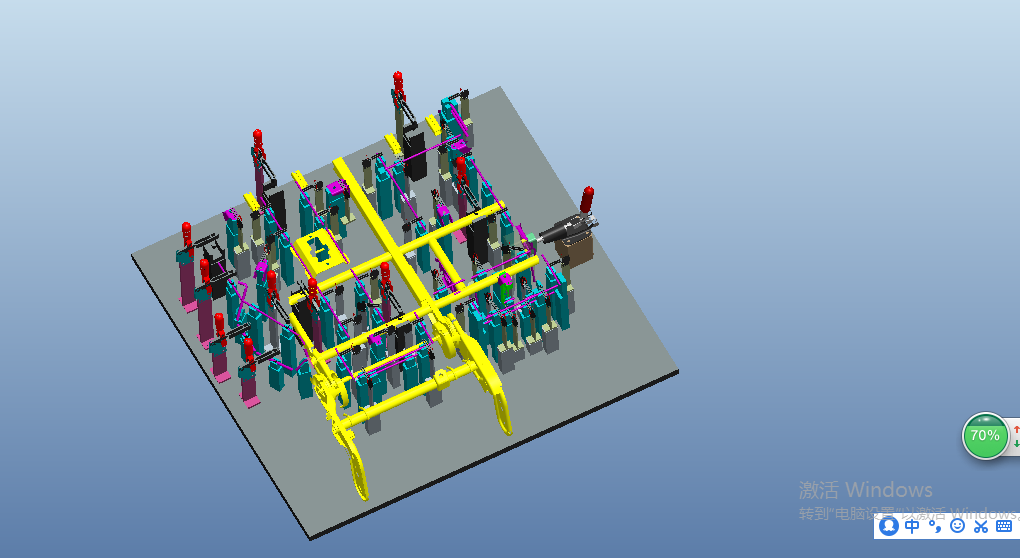 JJ8316-CN200前排六分靠背骨架焊接总成夹具设计[含Proe三维图]