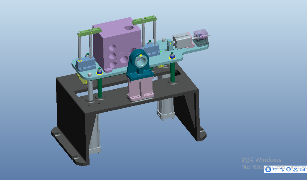 JJ8331-变速箱体加工工艺镗床夹具与装配校核[含Proe三维图]