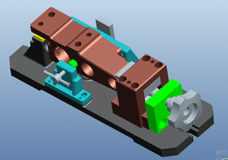 K1605-后托架[831001]工艺及铣底面夹具设计[含Proe三维图]