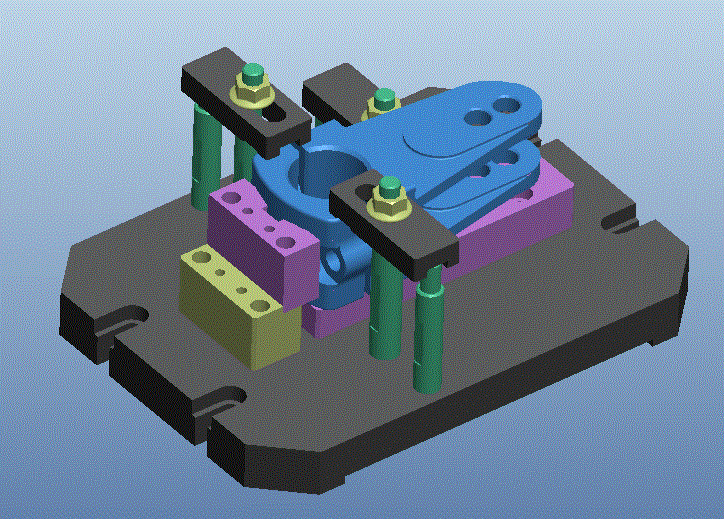 JJ8354-摆杆加工工艺及夹具设计[含Proe三维图]