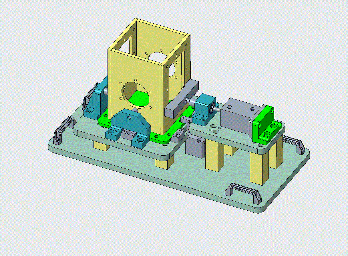 Q909-一种箱体组件激光焊接夹具设计[含Creo三维图]