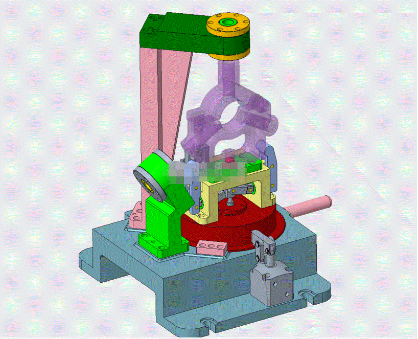 JJ8365-中心架加工工艺及镗3-φ35mm内孔夹具设计[含Creo三维图]