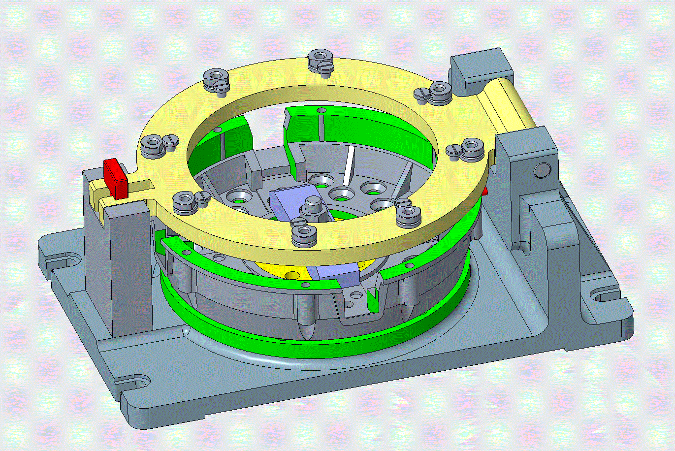 JJ8369-离合器盖加工工艺及钻8-φ11内孔夹具设计[含Creo三维图]