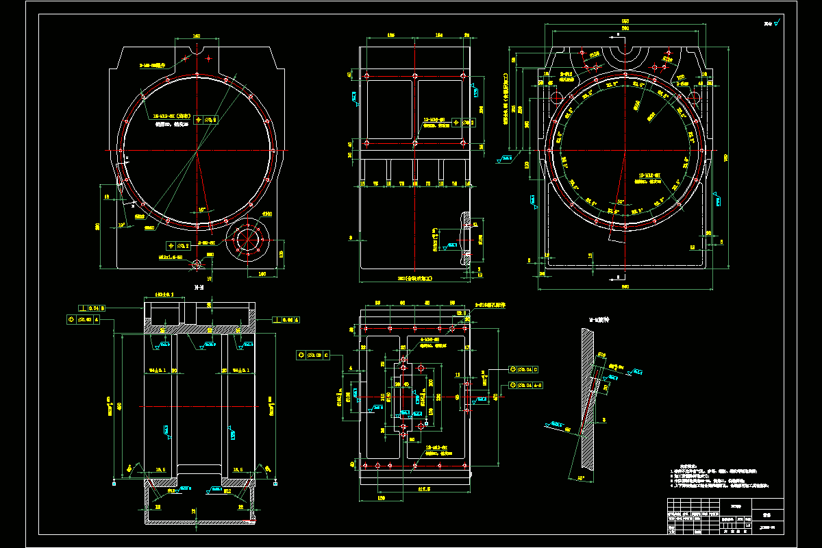 JJ8370-主轴箱体切削工艺和夹具设计及分析[含Creo三维图]