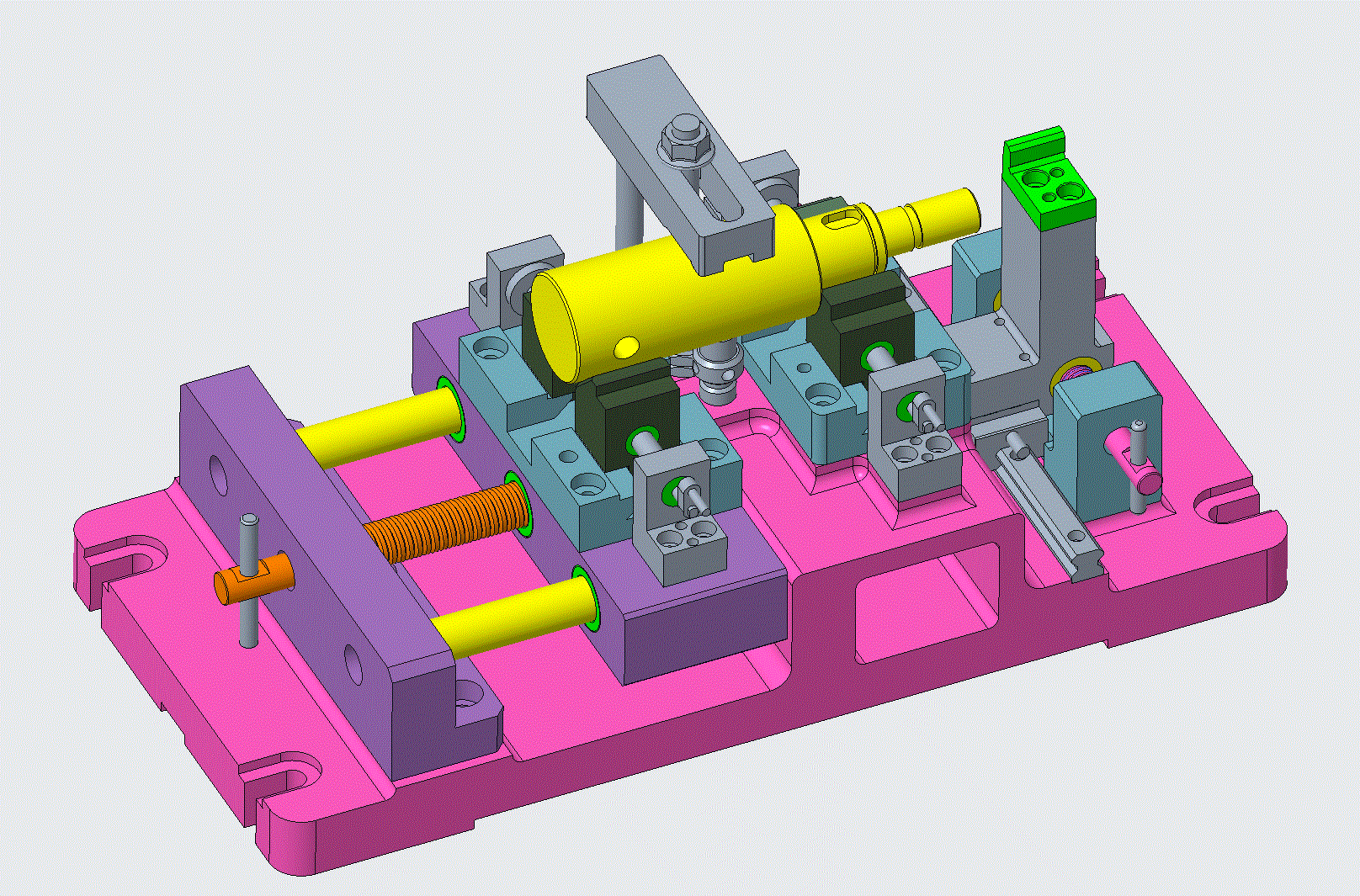 JJ8374-轴类零件通用可调铣键槽夹具设计[含Creo三维图]