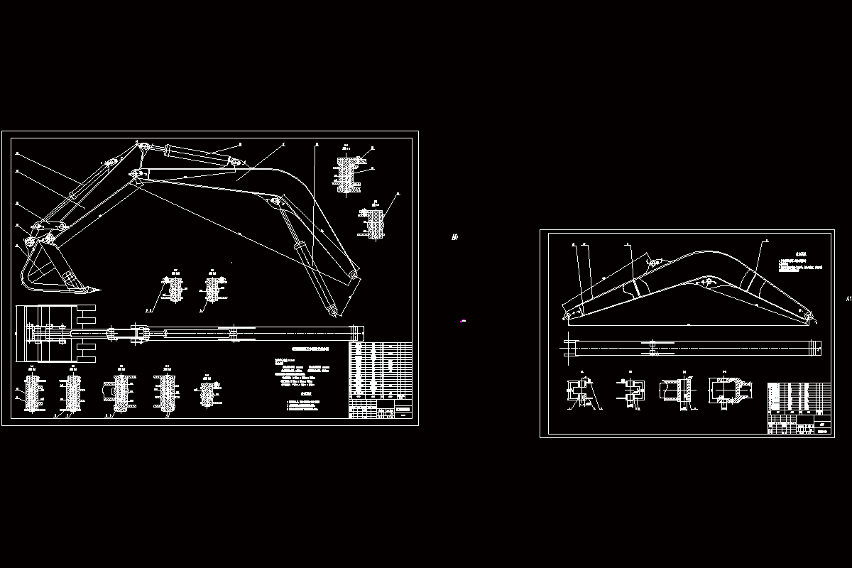 P571-某20t多功能挖掘机工作装置设计