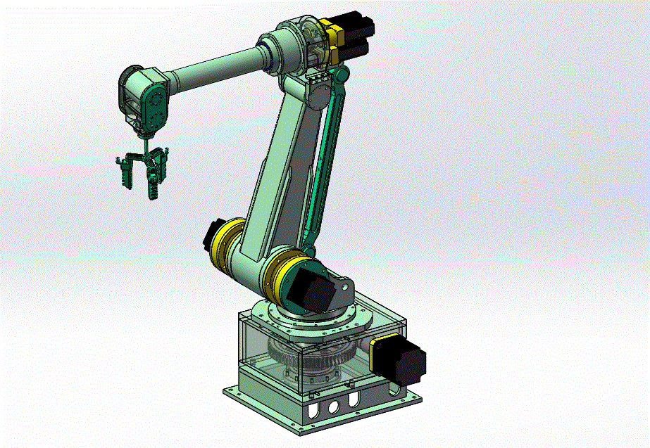 Z1415-柔性机械手设计[含SW三维图]