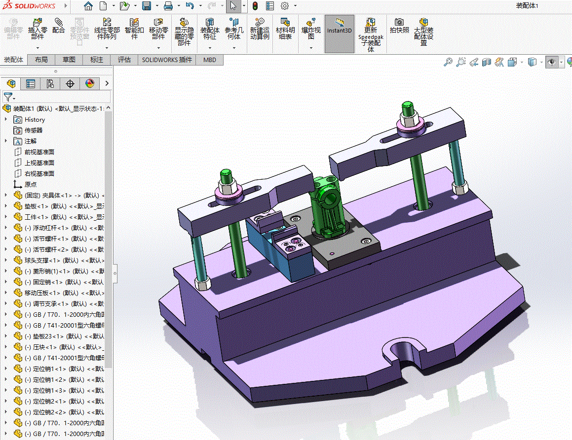 K1651-气门摇杆轴支座工艺及铣φ32两端面夹具设计[含SW三维图]