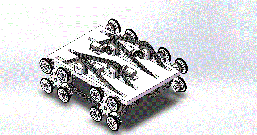 JJ8641-行星轮式爬楼梯小车设计【含SW三维图】