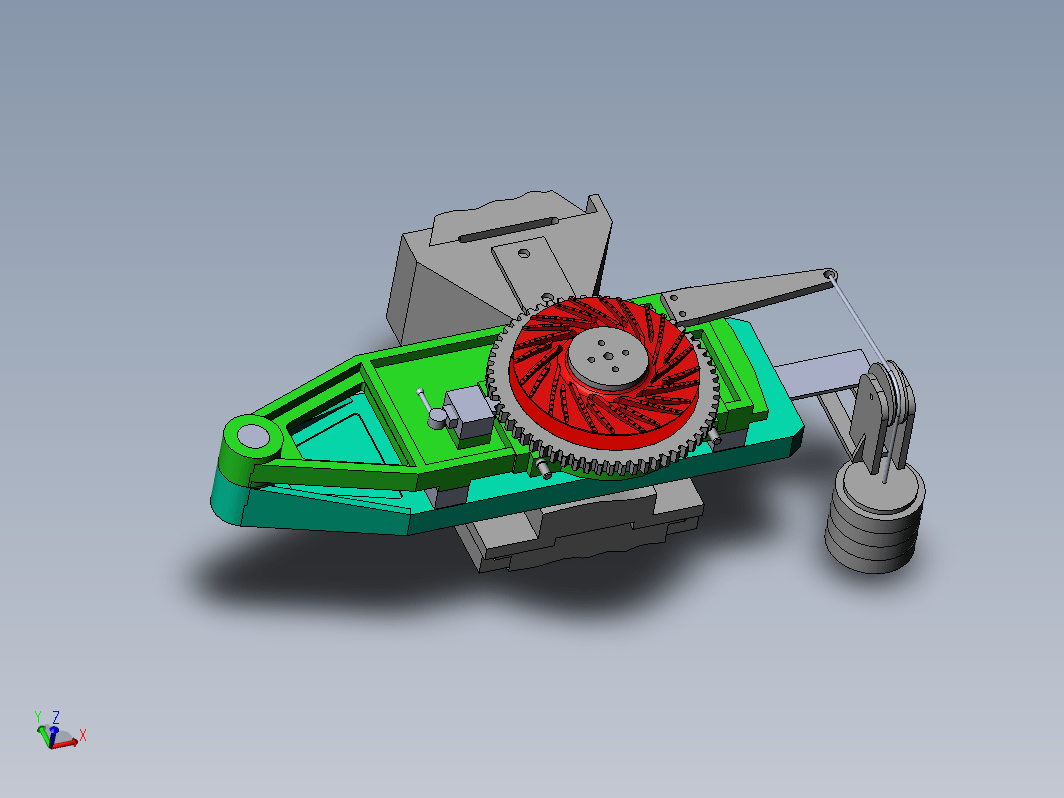 JJ8669-压缩机轮盘正反曲面立式铣床靠模夹具设计【含SW三维图】