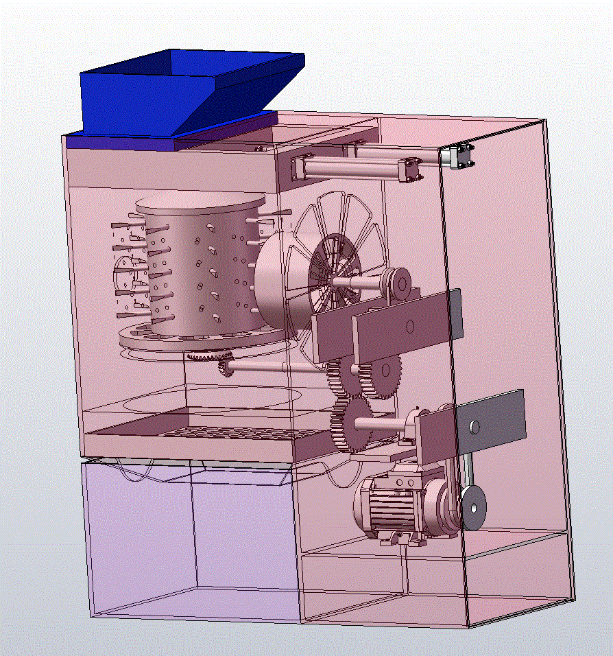 JJ8685-厨余垃圾处理器设计【含SW三维图】