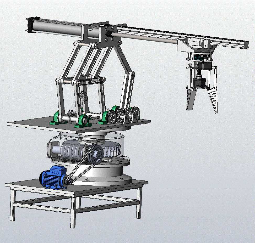 JJ8764-苹果装箱机械手结构设计[含SW三维图]