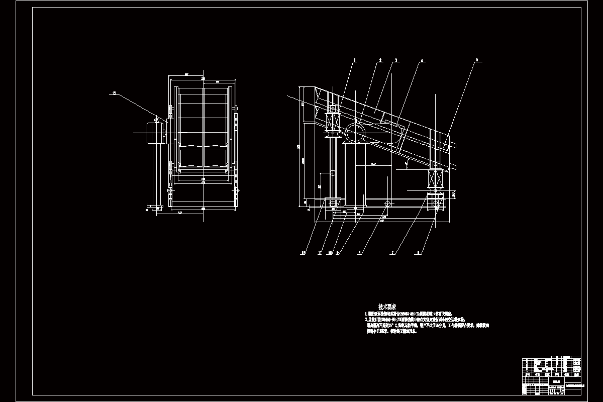 JJ8805-沥青搅拌设备振动筛设计