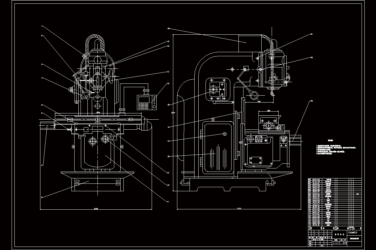 JJ8820-X5032普通铣床的数控改造设计