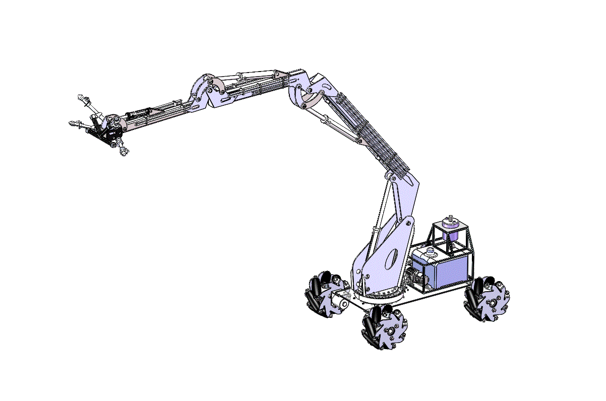 JJ8836-可移动果实授粉机机械臂设计 机械手机器人[含SW三维图]