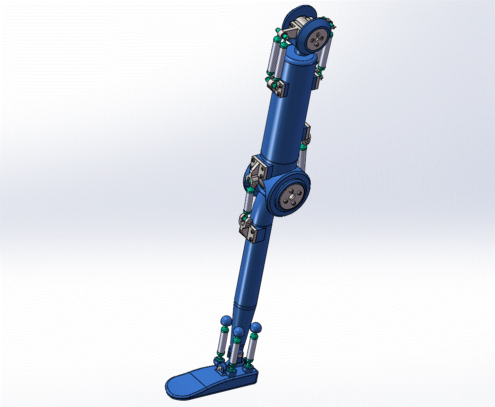 JJ8419-仿生机器下肢设计[含SW三维图]