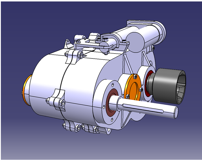 P677-巴哈赛车两档变速器设计【含Catia三维图】
