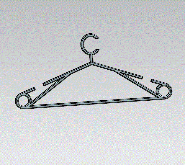 ZS1186-衣架塑料模具设计【含UG三维图】