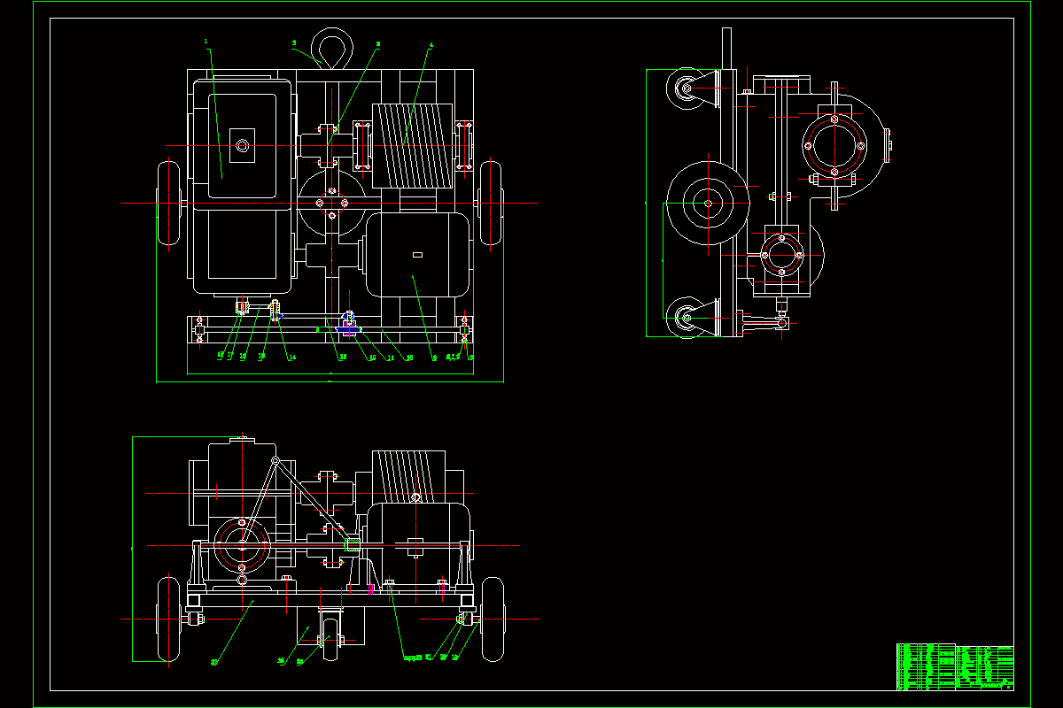 JJ9142-铁罐外壁爬行机结构设计