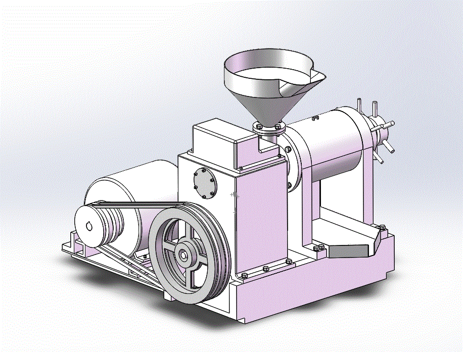 JJ8937-农用榨油机的设计【含SW三维图】