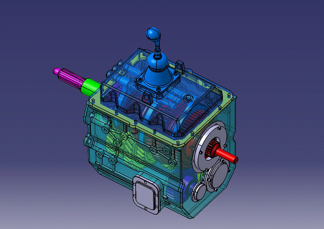 Z441-货车五挡变速器设计【含Catia三维图】