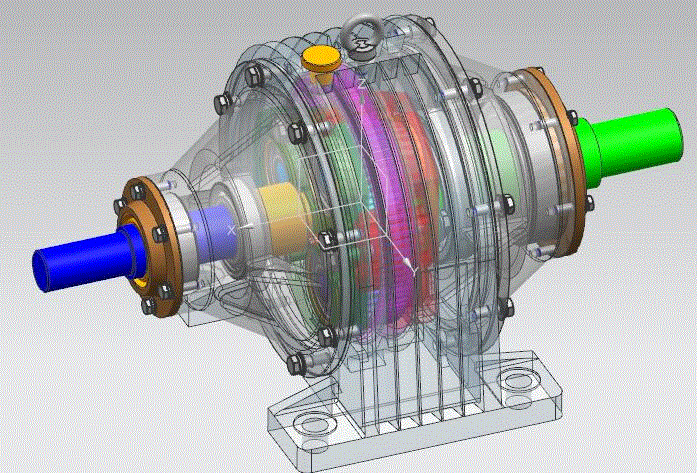 JJ9189-基于UG的微型行星少齿数齿轮减速器的参数化设计【含UG三维图】