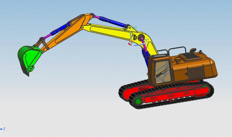 JJ9196-0.5m3液压挖掘机工作装置设计【含UG三维图】