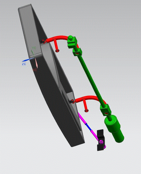 JJ9212-乘用客车外摆门结构的设计平移门【含UG三维图】