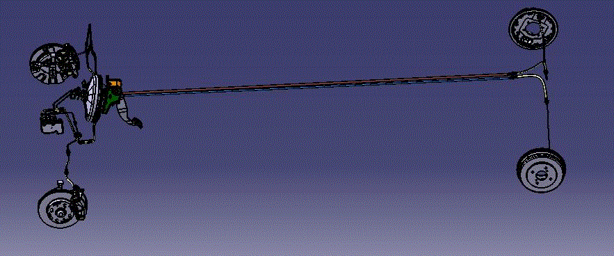 JJ9213-液压制动系统汽车防抱死系统设计【含Catia三维图】