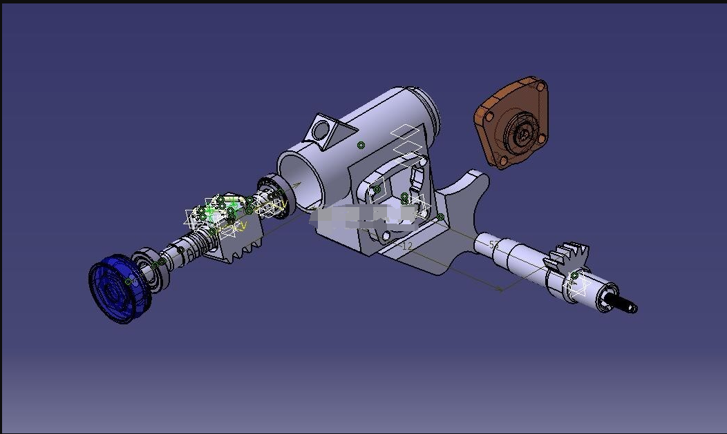 JJ9218-长城哈弗H6汽车转向器设计与三维装配仿真【含Catia三维图】