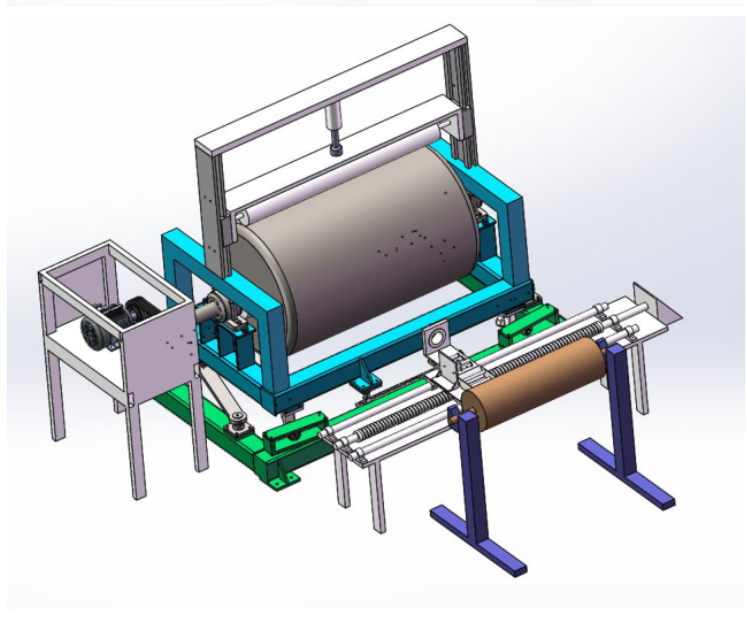 JJ9281-纤维缠绕机结构设计【含SW三维图】