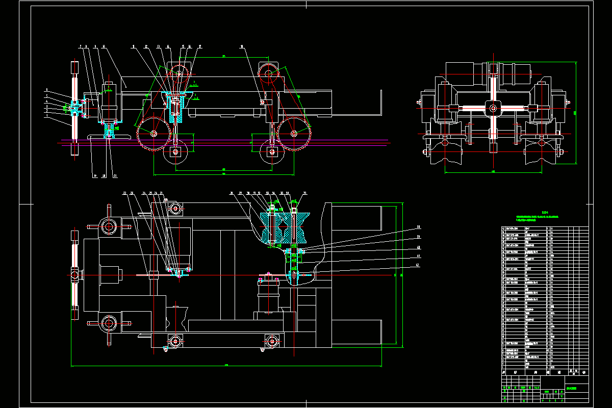 JJ8966-高压输电导线除冰机越障机构设计