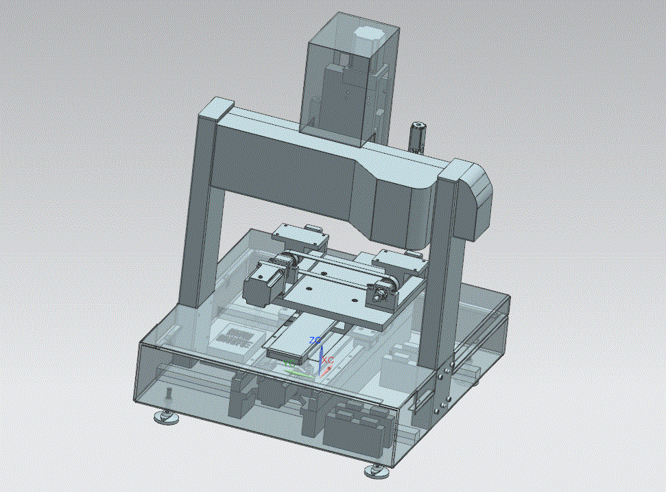 P997-四轴双阀点胶机结构设计【含UG三维图】